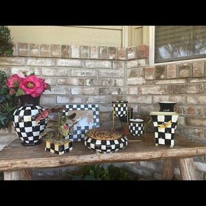 Designer inspired home decor Hand  Painted